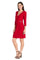 Cocktail Dresses Short Petite Cocktail Wrap Dress Red