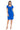 Cocktail Dresses Pleated Short Cocktail Fitted Dress Electric Blue