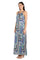 Formal Dresses Long Printed Petite Maxi Dress Blue/Green