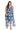 Plus Size Dresses Plus Size High Low Printed Dress Blue/Multi