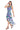 Cocktail Dresses Petite High Low Printed Cocktail Dress Blue/Multi