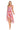 Cocktail Dresses Pleated High Low Printed Cocktail Dress Coral/Multi