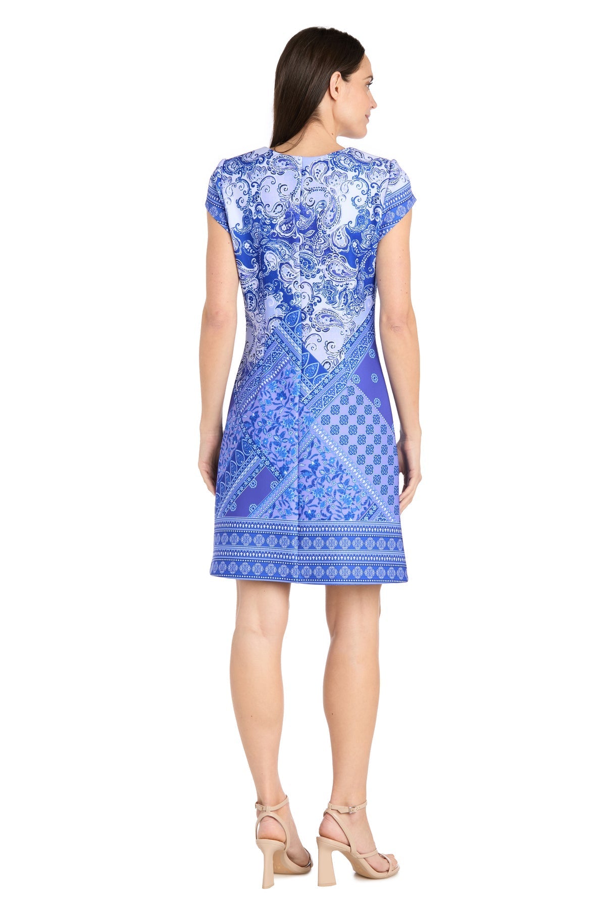 Cocktail Dresses Short Fitted Mini Cocktail Dress Blue