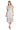Cocktail Dresses Short Ruffle Cocktail Floral Midi Dress Periwinkle/Blue