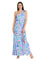 Formal Dresses Long Formal Floral Print Maxi Dress Pink/Green