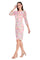 Cocktail Dresses Fitted Short Floral Lace Cocktail Dress Ivory/Blossom