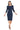 Cocktail Dresses Short Cocktail Knee Length Dress Navy/Nude