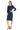 Cocktail Dresses Petite Knee Length Cocktail Dress Navy/Nude