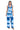 Jumpsuit Printed Long Formal Jumpsuit Blue