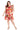 Plus Size Dresses Plus Size Short Floral Cocktail Dress Coral/Sand