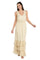 Formal Dresses Long Floral Print Formal Maxi Dress Yellow
