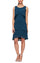 Cocktail Dresses Tiered Chiffon Cocktail Dress Mid Teal