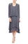 Mother of the Bride Dresses Jacket Dress with Beaded Detail Short Dress Steel