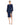 Cocktail Dresses Long Sleeve Sequin Cocktail Knee Length Dress Midnight
