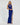 Prom Dresses Long Halter Fitted Prom Gown Cobalt