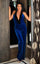 Jumpsuit Prom Long Formal Velvet Jumpsuit Royal