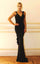 Prom Dresses Prom Long Peplum Ruffle Formal Dress Black