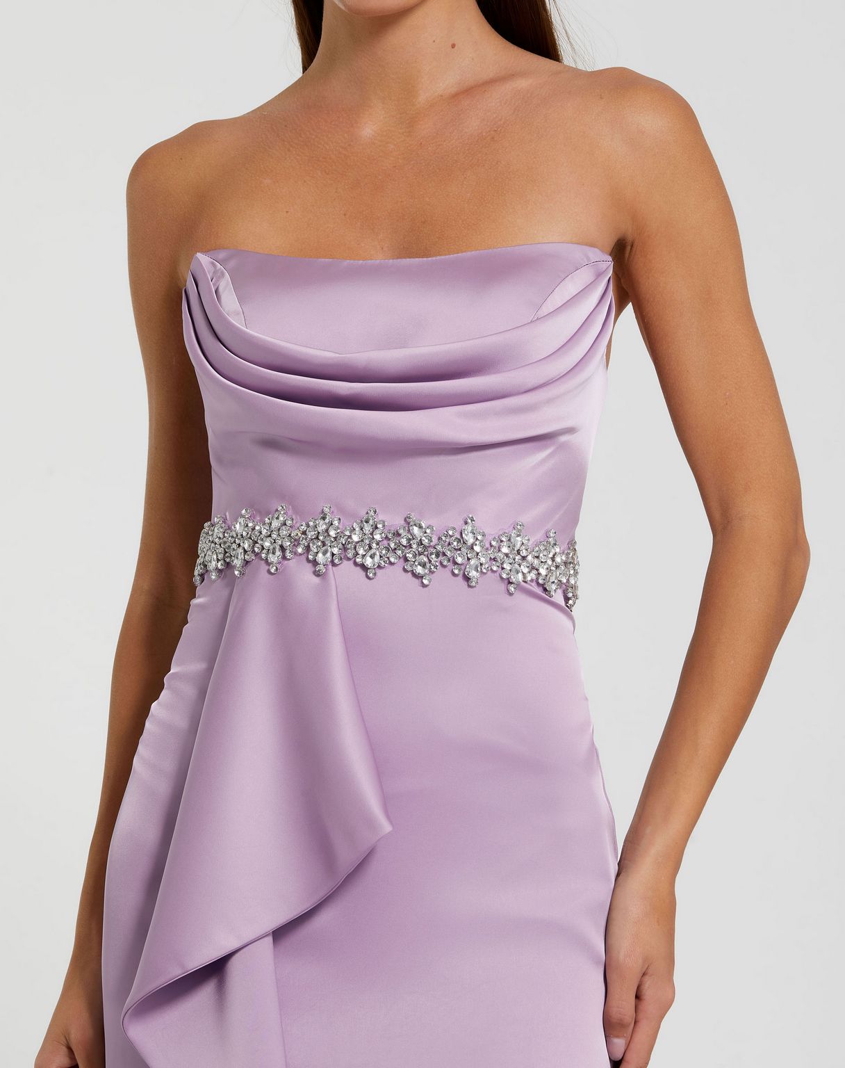 Prom Dresses Long Formal Slit Fitted Prom Dress Lilac