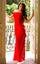 Prom Dresses Long Ruffle Formal Prom Dress Red