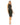 Cocktail Dresses Short Fitted Sequin Cocktail Knee Length Dress Black