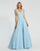Prom Dresses Prom Long Sleeveless Ball Gown Powder Blue