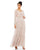Formal Dresses Long Sleeve Tiered Formal Dress Blush