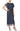 Mother of the Bride Dresses Metallic Crochet Blouson Dress Silver
