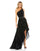 Mac Duggal 49532 Pleated One Shoulder High Low Gown