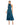 Formal Dresses Pleated Halter Formal Prom Midi Dress Ocean