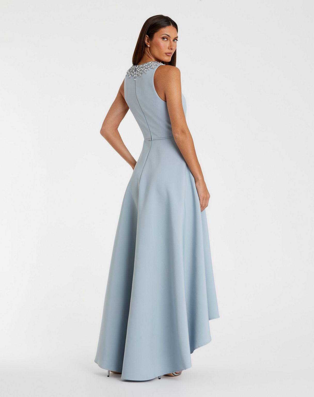 Prom Dresses High Low Evening Gown Formal Prom Dress Powder Blue