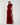 Formal Dresses Long Pleated Ruffle Formal Prom Dress Red