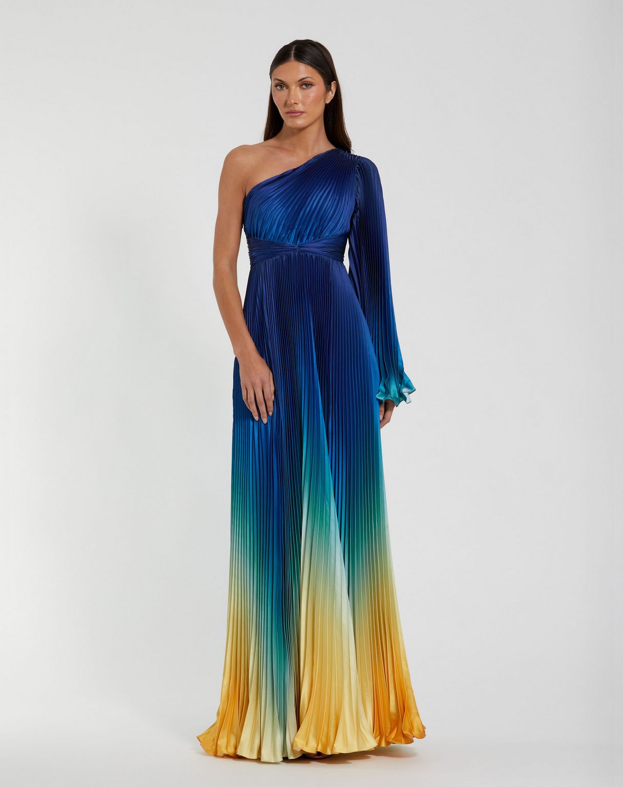 Prom Dresses Long Prom Ombre Formal Dress  Blue Ombre