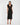 Formal Dresses Fitted Tea Length Formal Dress Black