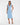 Formal Dresses Fitted Tea Length Formal Dress Powder Blue