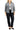 Pant Suit Long Two Piece Formal Plus Size Pant Suit Black Combo