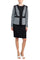 Cocktail Dresses Long Sleeve Jacket Short Cocktail Dress Heather Grey Black