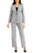 Pant Suit Long Formal Petite Pockte Pant Suit Black White