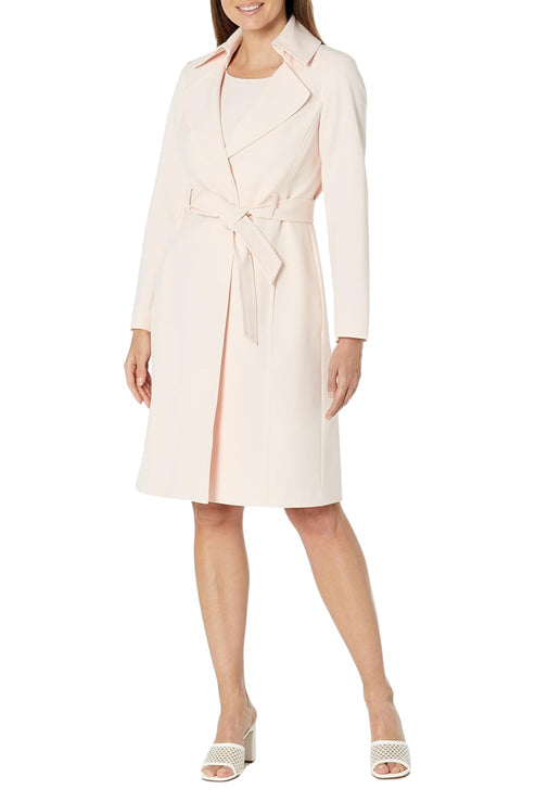 Cocktail Dresses Belted Short Petite Two Piece Jacket Dress Light Blossom