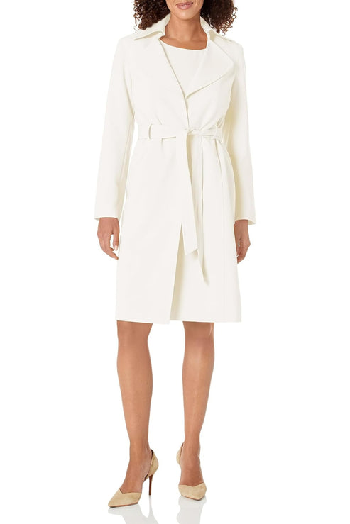 Plus Size Dresses Short Plus Size Belted Jacket Dress Vanilla Ice