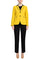 Pant Suit Long Sleeve Formal Pocket Pant Suit Gold Black