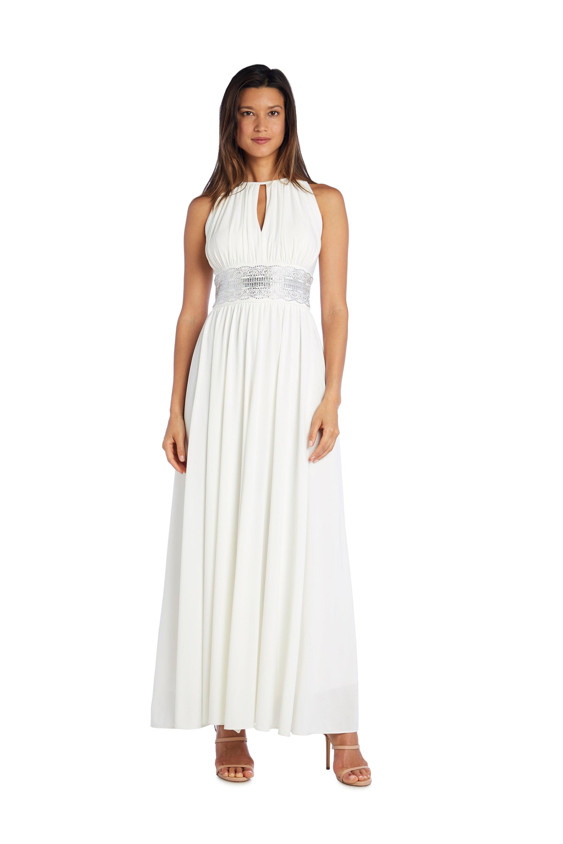 R&M Richards 5078P Long Formal Petite Dress