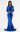 Formal Dresses Long Sleeve Fitted Formal Evening Dress Royal
