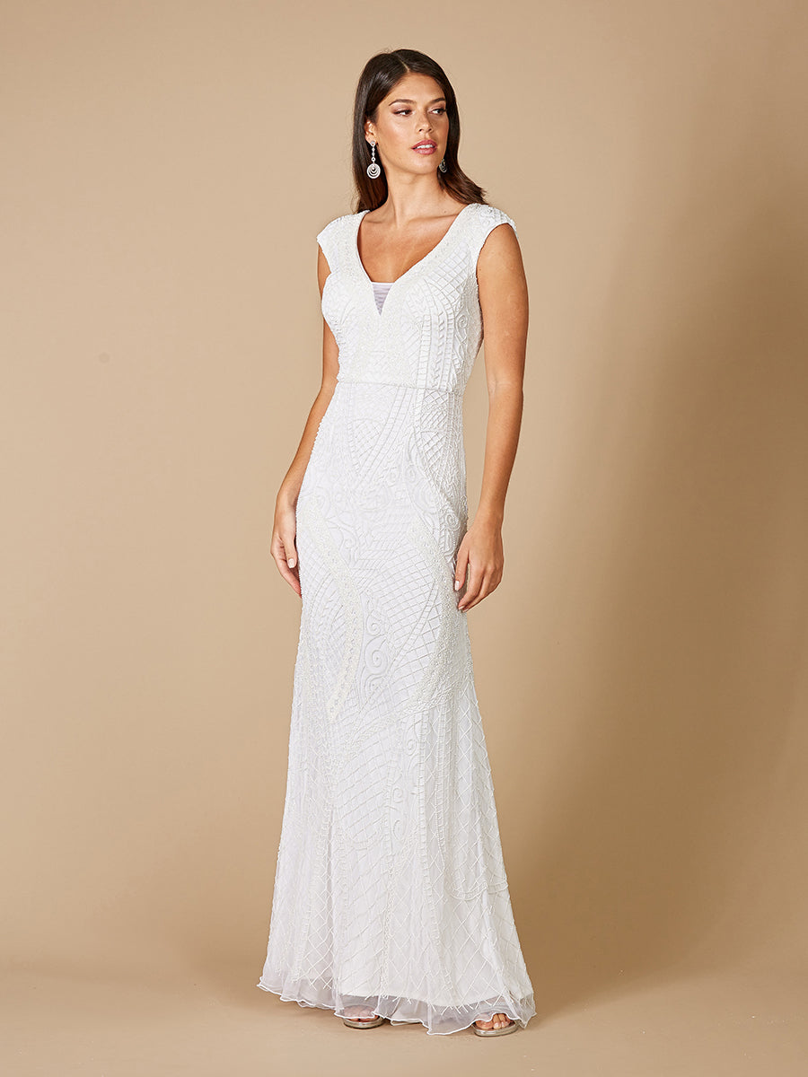 Wedding Dresses Bridal Long Wedding Simple Dress Ivory