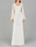 Wedding Formal Dresses Bridal Gown Long Beaded Simple Wedding Dress Ivory