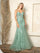 Prom Dresses Long Lace Formal Prom Dress Sage