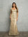 Mother of the Bride Dresses Fitted Long Glitter Formal Mother of the Bride Dress  Champagne
