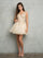 Cocktail Dresses Short A Line Ball Gown Cocktail Dress Champagne