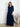 Mother of the Bride Dresses Pleated Long Mother of the Bride Formal Dress Navy