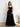 Prom Dresses A Line Long Formal Lace Applique Corset Prom Dress Black
