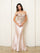Prom Dresses Long Formal Fitted Sequin Prom Dress Champagne